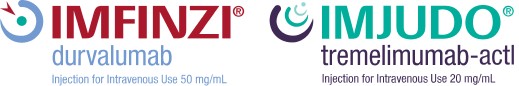 IMFINZI® (durvalumab) and IMJUDO® (tremelimumab-actl) Logo